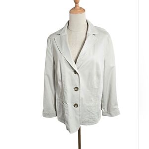 L.L.Bean Tan Cotton Jacket Blazer